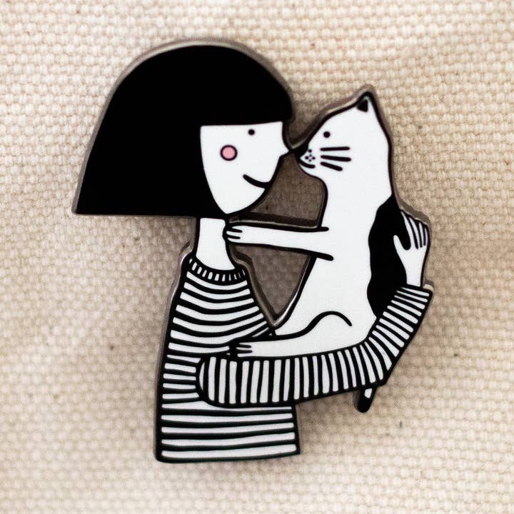 NASENKUSS-ANSTECKER - KATZE für den Großhandel von shuh.