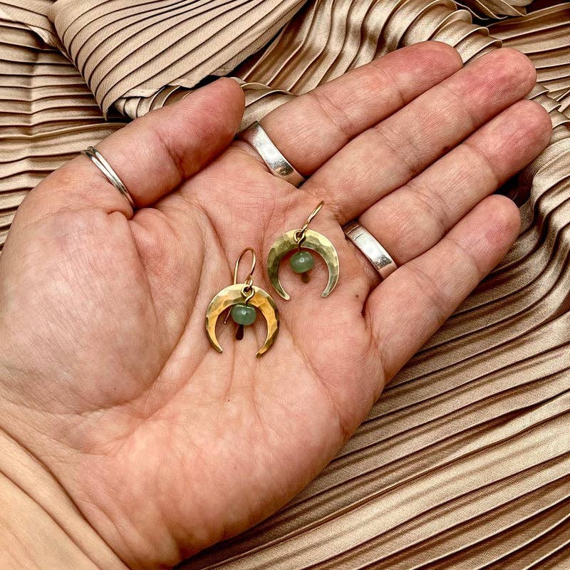 Fluff Hardware - Wholesale Dangle Earrings - Crescent Earrings1