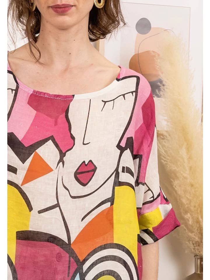 LINEN & COTTON HOUSE – wholesale Tunic – Women’s – LALA 5938 LINEN TUNIC3