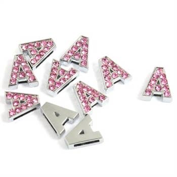 Parisian Pet® – Großhandel Haustierhalsband – Hund – 10 mm Schiebe-Buchstaben A-Z (10/Stk.) – Strassbuchstaben26