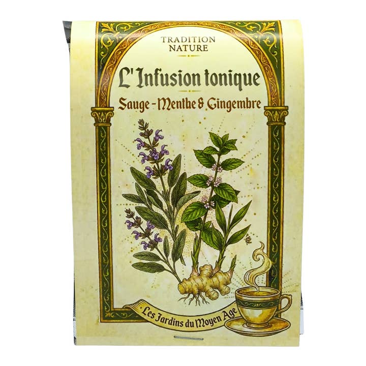 L'Infusion Tonique – Sauge, Menthe & Gingembre 20 g för wholesale av Tradition Nature