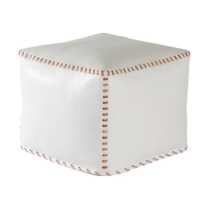 Firkantet Osmannsstikket, Hvid for engroshandel hos Peninsula Home Collection