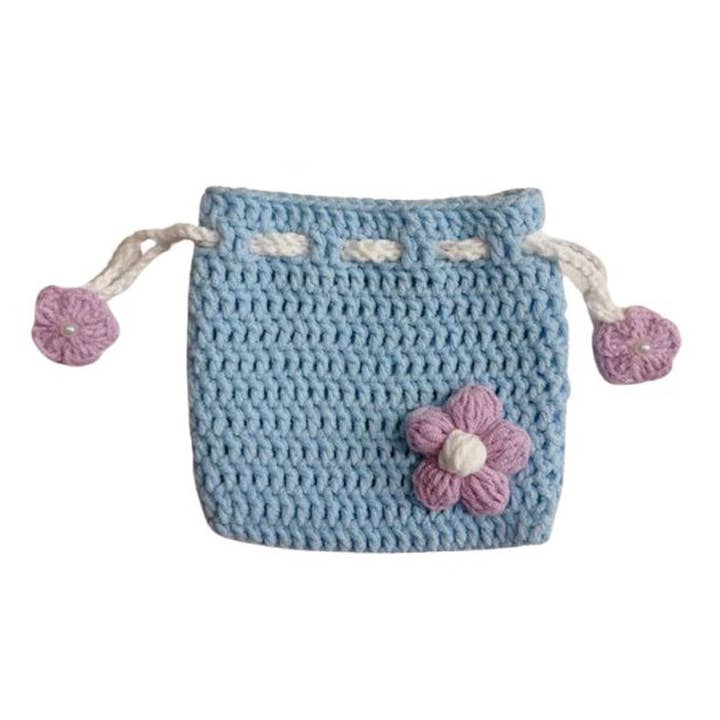 Monedero con cordón azul y lila para venta al por mayor de My Healing Bracelet