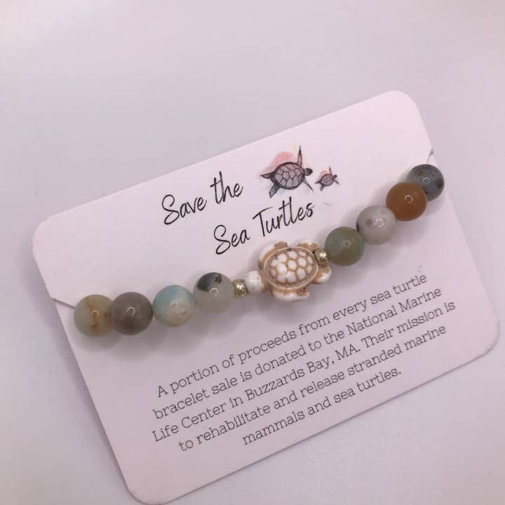 Miss Lou Makes - Vendita all'ingrosso Bracciale con perline - Bracciali Save the Sea Turtles