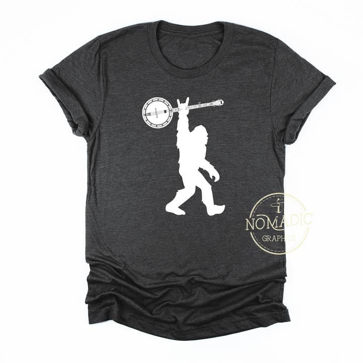 Bigfoot Banjo for wholesale by Nomadic Graphics