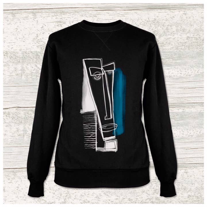 Mand Ansigt Mand Crew Neck Sweatshirt for engroshandel hos Collecteeve