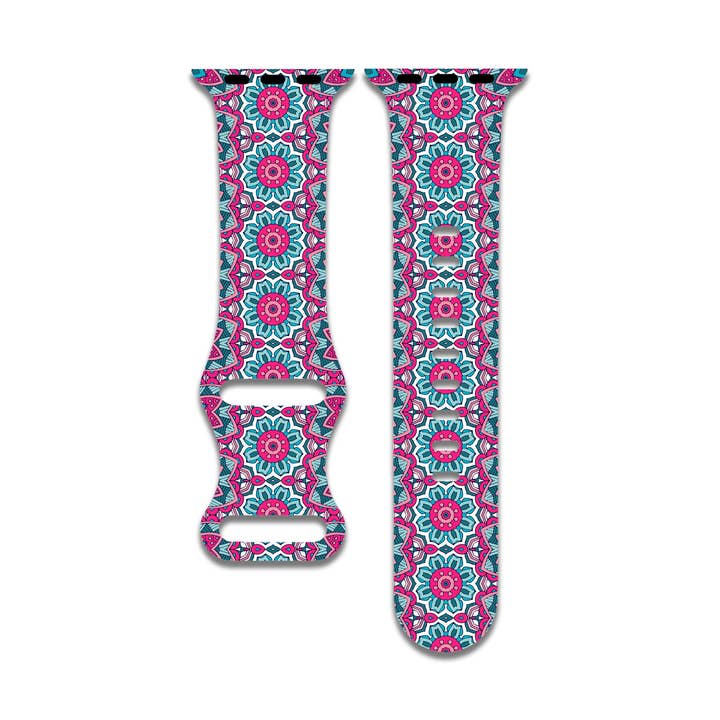 Bracelet Kaléidoscope pour Apple Watch Series 1-9, SE, Ultra pour la vente par The Printed Llama