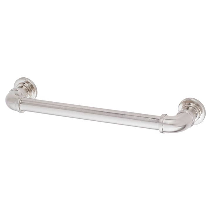 6mm Pipe Style D-Bar Cabinet Pull Handle - 160mm Centres - Satin Nickel for wholesale by Diybasket