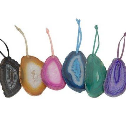 Crystal Raw Agate Christmas Ornaments for Home Decor for wholesale by Rock Paradise