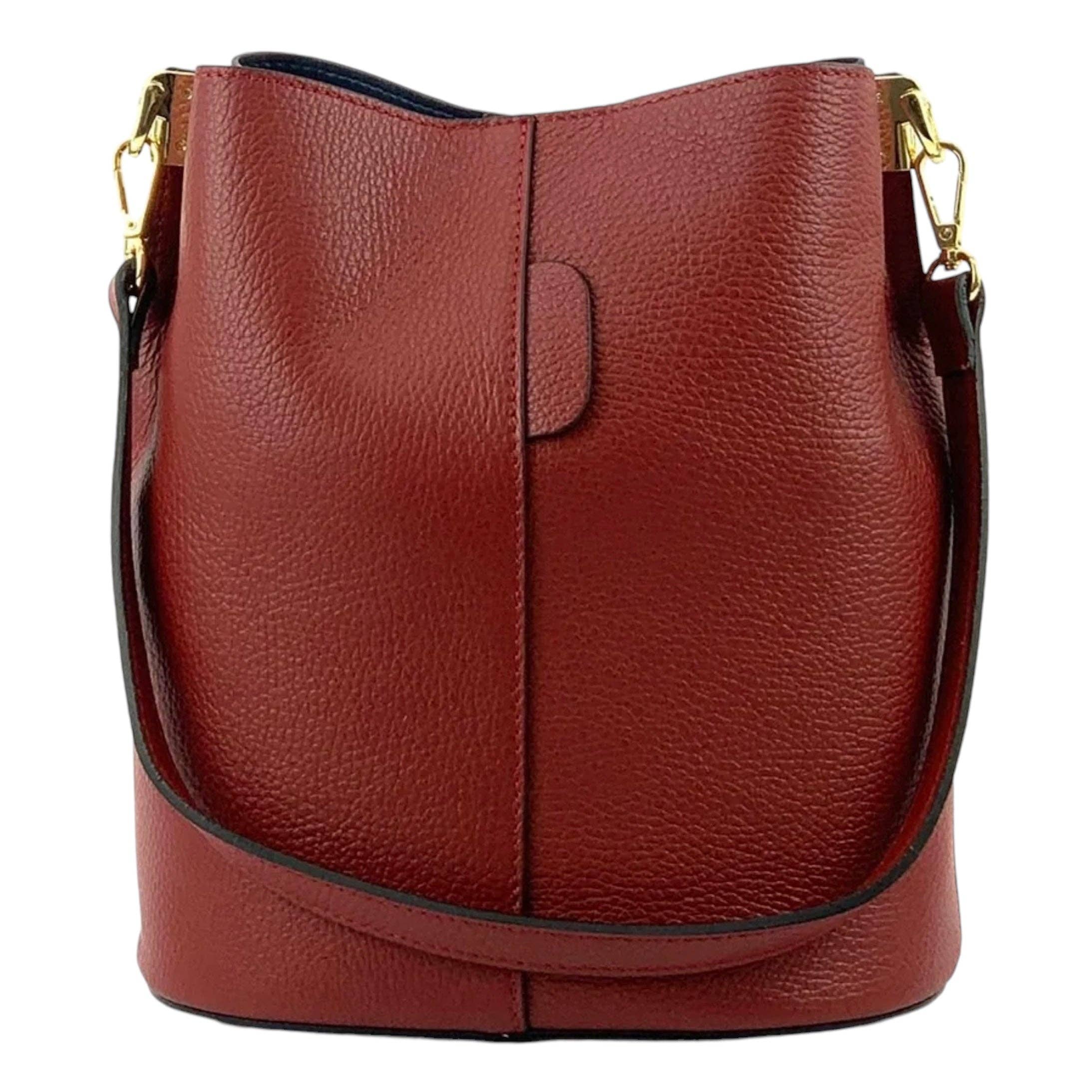 MODARNO - Venta al por mayor Bolso con correa - Mujer - Bolso tipo bucket Giulia de cuero Dollaro genuino MODARNO32