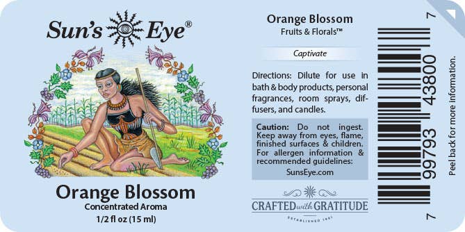 Sun's Eye - Wholesale Fragrance Oil - Orange Blossom Oil2