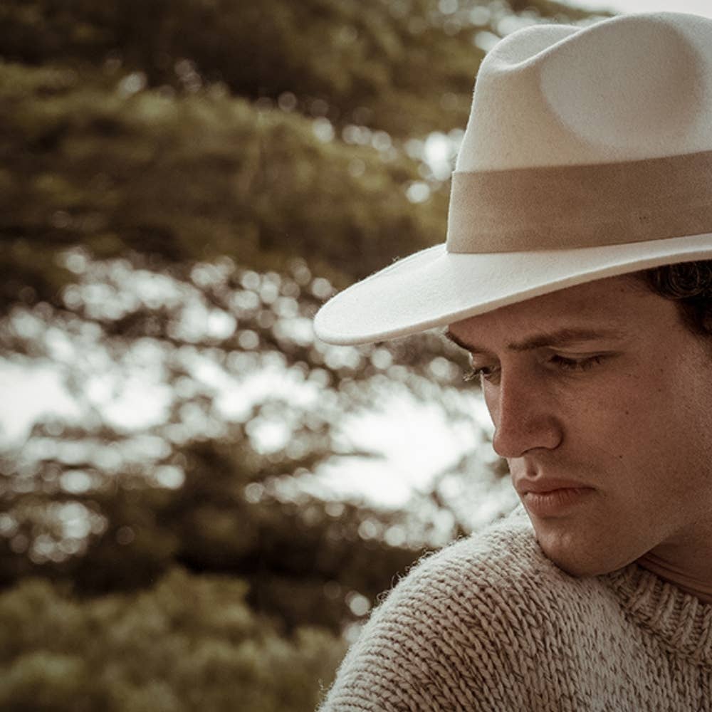 TRAVAUX EN COURS... - Wholesale Fedora - Unisex - WIDE BRIM HAT - leather braid67