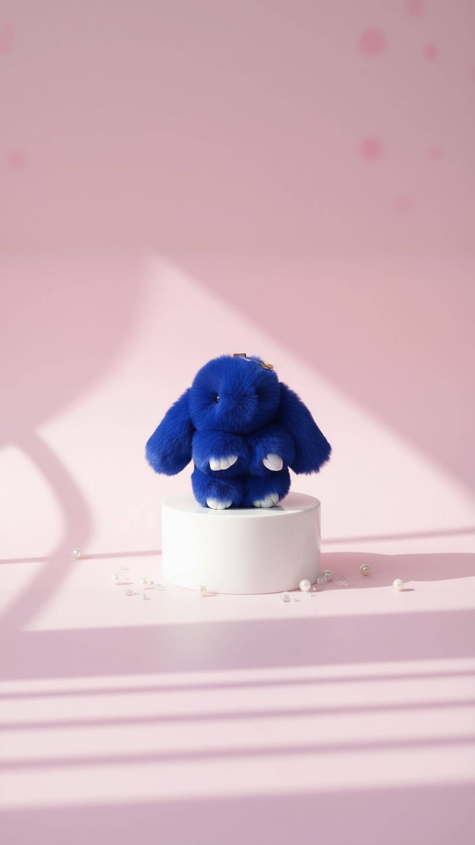 Arya Jewellery Wholesale – wholesale Keychain – Women's – Mini Fluffy Bunny Rabbit Key Ring & Bag Charm16