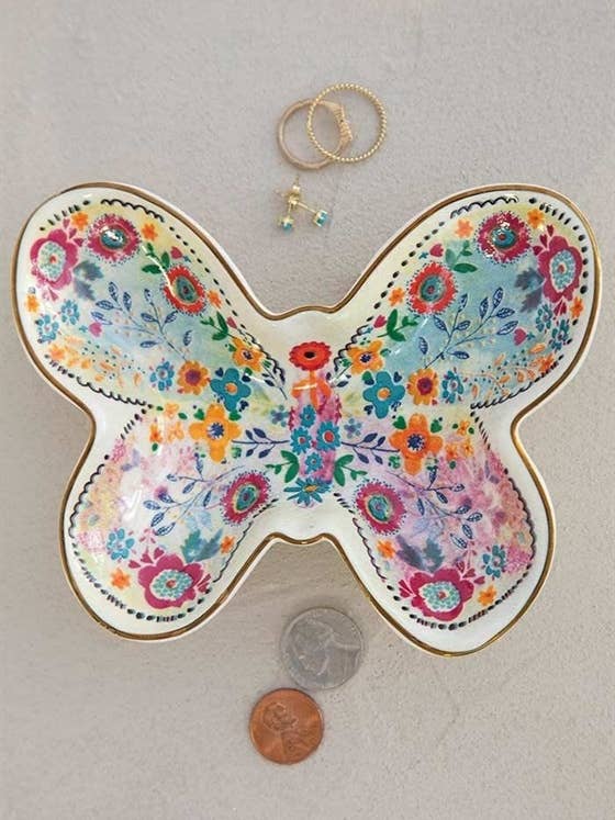 Trinket Bowl Butterfly for wholesale by Care & Share Giftware