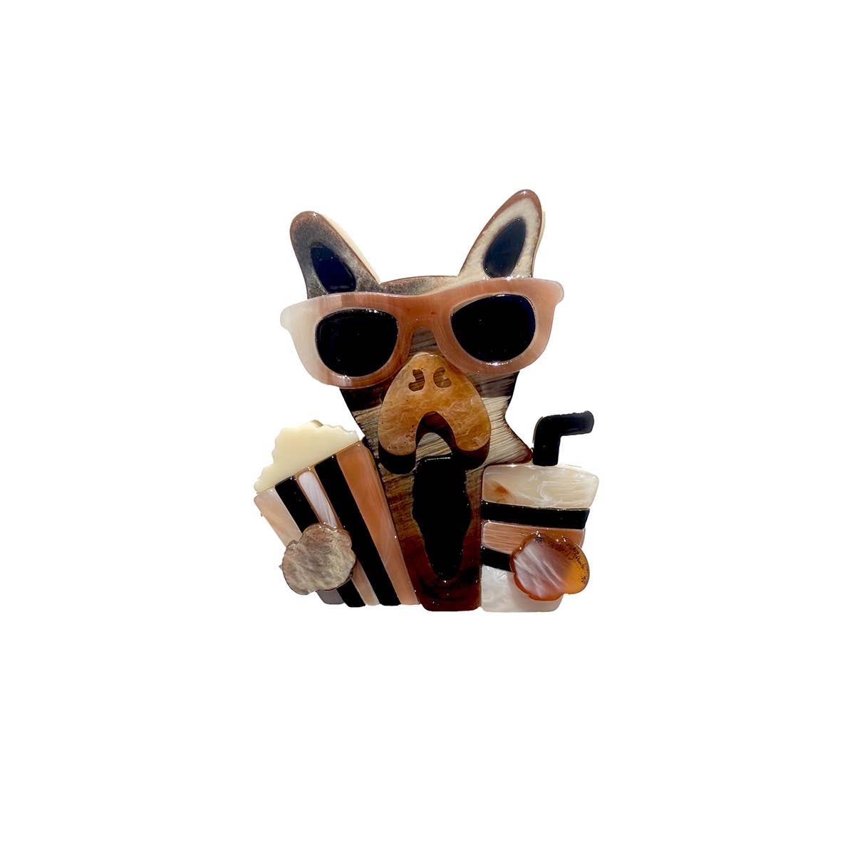 Domoflor s.l - Wholesale Brooch - Cinema Doggie Brooch 🍿🐶🎬1
