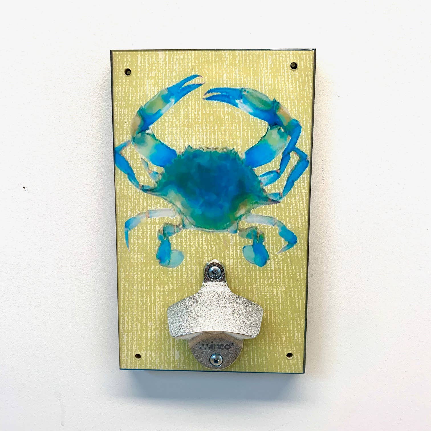 SWEET ART ATTACK - Wholesale Bottle/Wine Opener - Blue Crab Bottle Opener