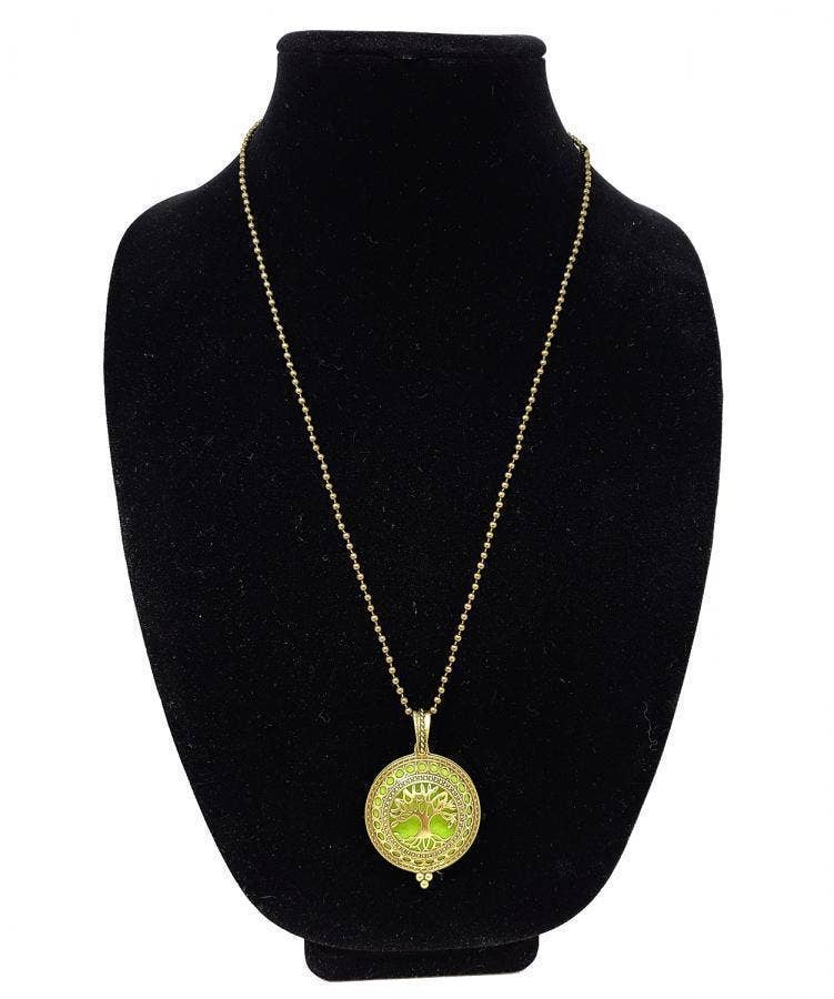 GREENROOTS USA LLC - Wholesale Aromatherapy necklace - The Dual-Purpose Aromatherapy DiffUSer Necklace With Tree Of