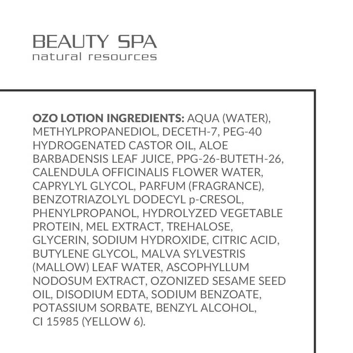 SPA INDUSTRY - Wholesale Facial Toner - Beauty Spa Ozonized Toner-remineralazer OZO LOTION, 500 ml2