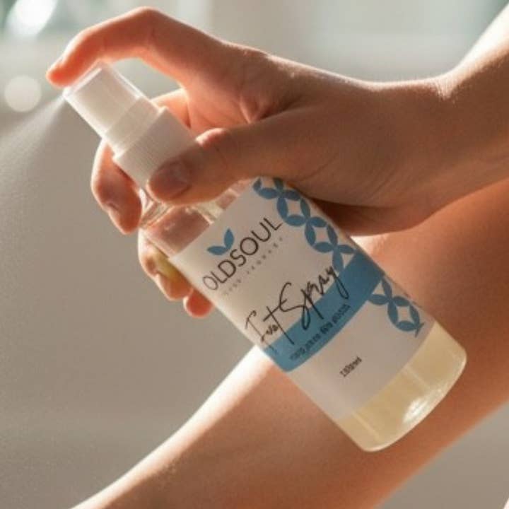 Peppermint Foot Spray for wholesale by Old Soul Soap Company Inc.