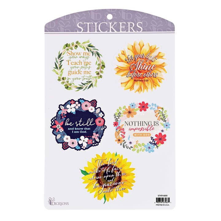 Klistermærke Blomster med Skrift for engroshandel hos Cottage Garden