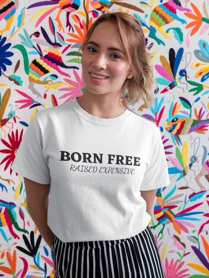 Born Free Raised Teure T-Shirt für den Großhandel von Zona Junkie