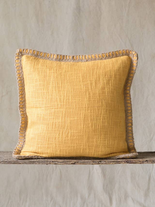 Funda Imperial Amarillo | 50x50 cm for wholesale by Kapda Casa