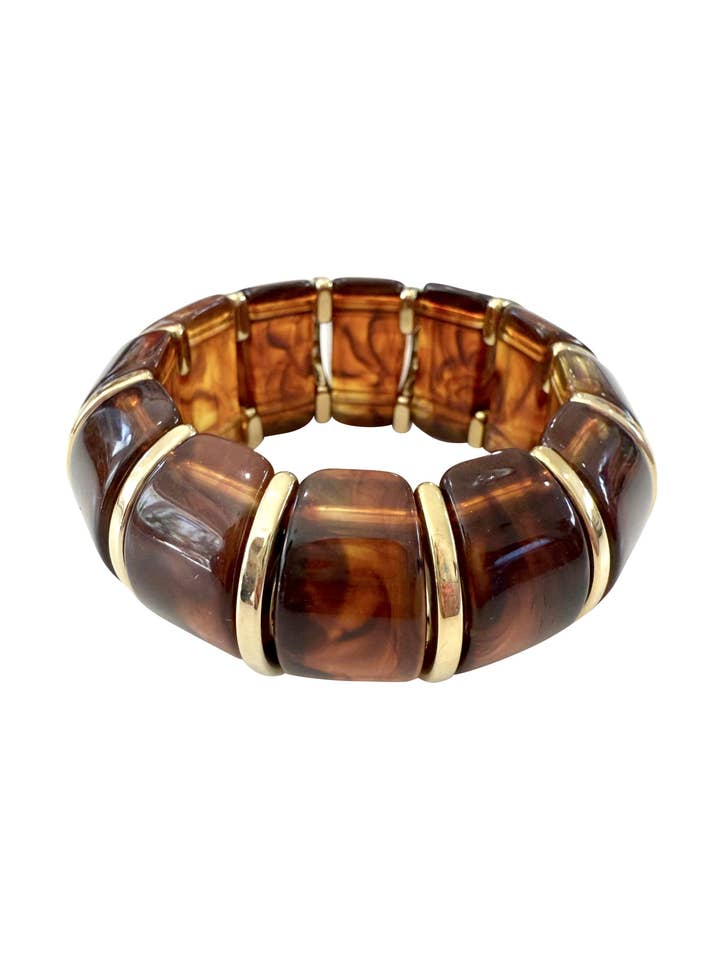 Neva Bracelet Tortoise for wholesale by Gemelli
