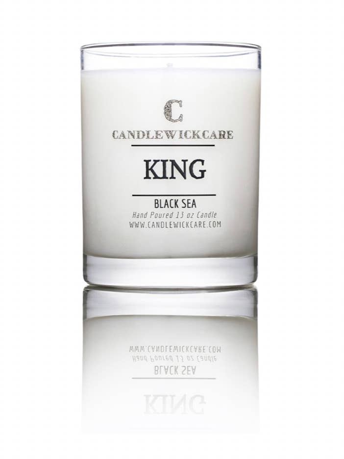 CandlewickCare King Duftkerzen im Glasgefäß (13 Unzen) für den Großhandel von CANDLEWICKCARE