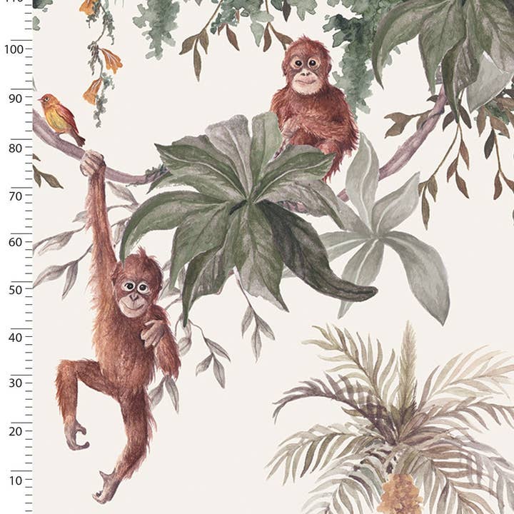 LILIPINSO - Wholesale Wallpaper - UTAN - Papier peint panoramique - Les singes2