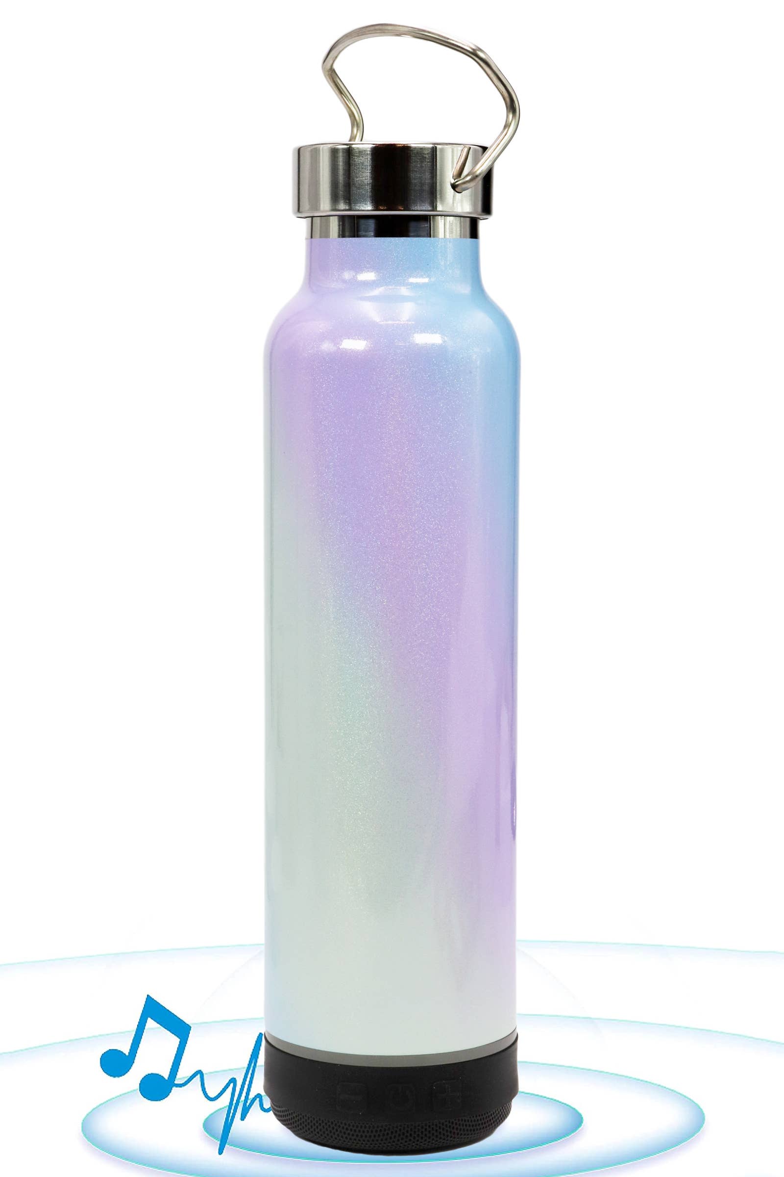 Cap Zone - Wholesale Insulated Mug/Tumbler - Pastel Ombre Insulated Tumbler w/Bluetooth Speaker10