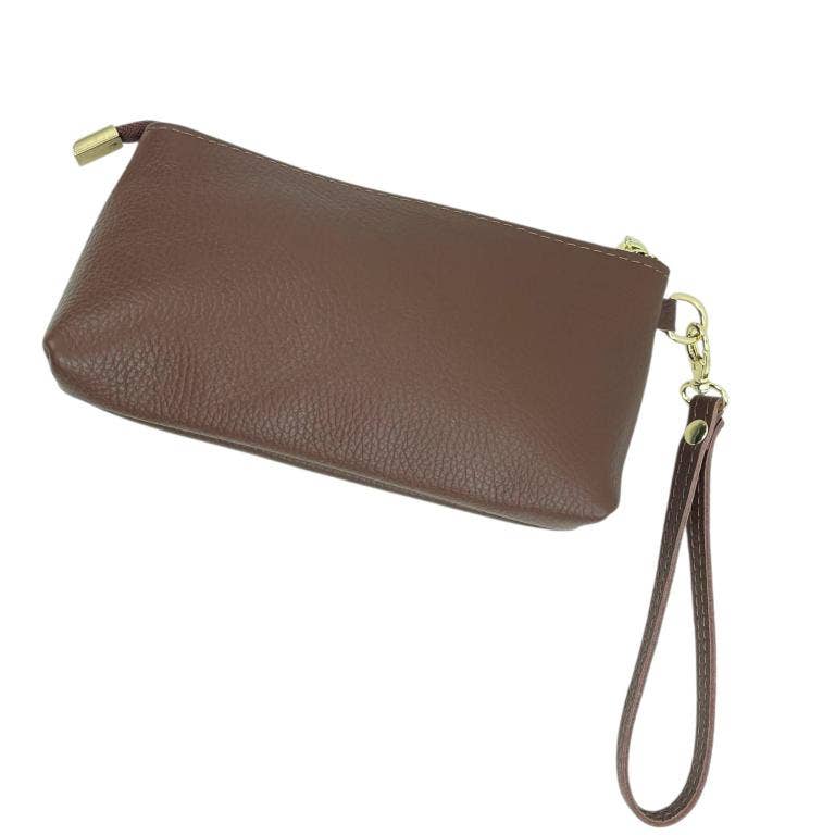 Chenson & Gorett - Wholesale Toiletry Bag - Women's - Italian Leather Women's Toiletry Bag with Removable Short Handle 580038