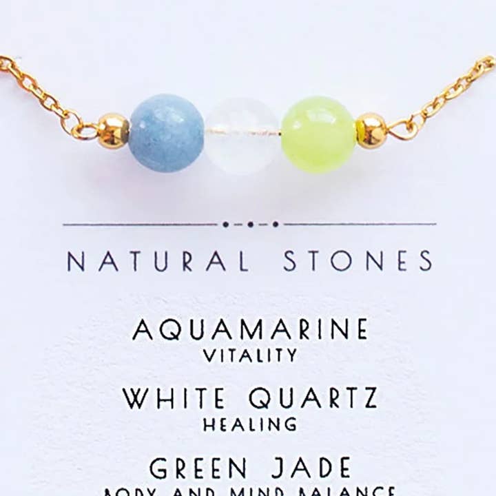 Gypsy Soul - Wholesale Beaded Bracelet - Dainty Stone Healing Friendship Bracelet - Assortment 6 Pcs14