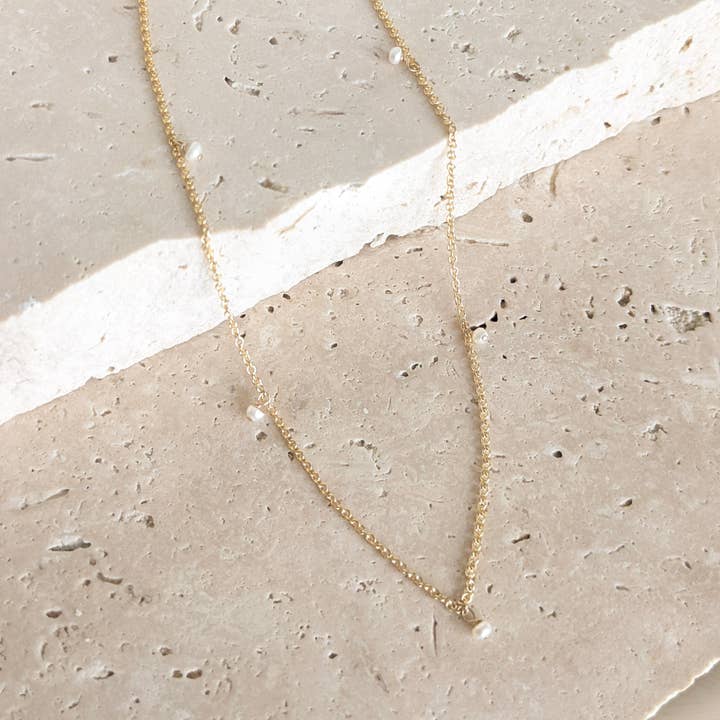 Pearl Seed Necklace for wholesale by Jane Finch