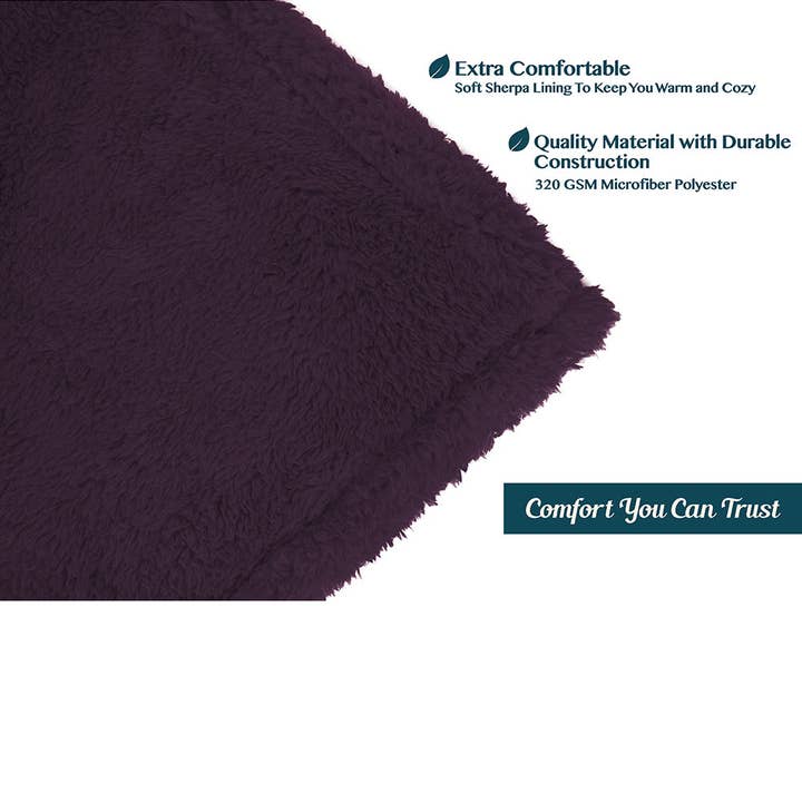 Pavilia - Wholesale Throw Blanket - Plush Shaggy Sherpa Blanket101