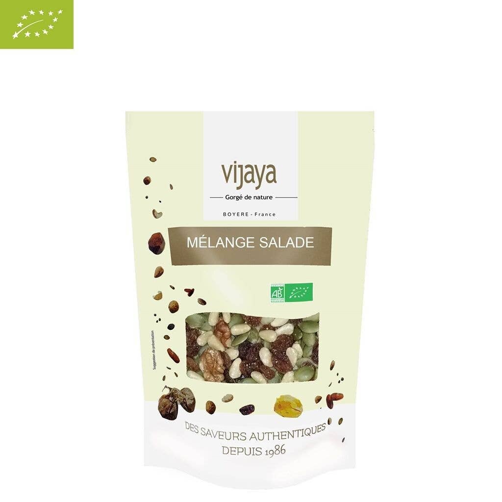 VIJAYA - SAS J.L. BOYERE - Wholesale Dried/Dehydrated Fruit - Salad Mix (Grape, Pine, Squash, Walnuts) - 500g -Organic*0