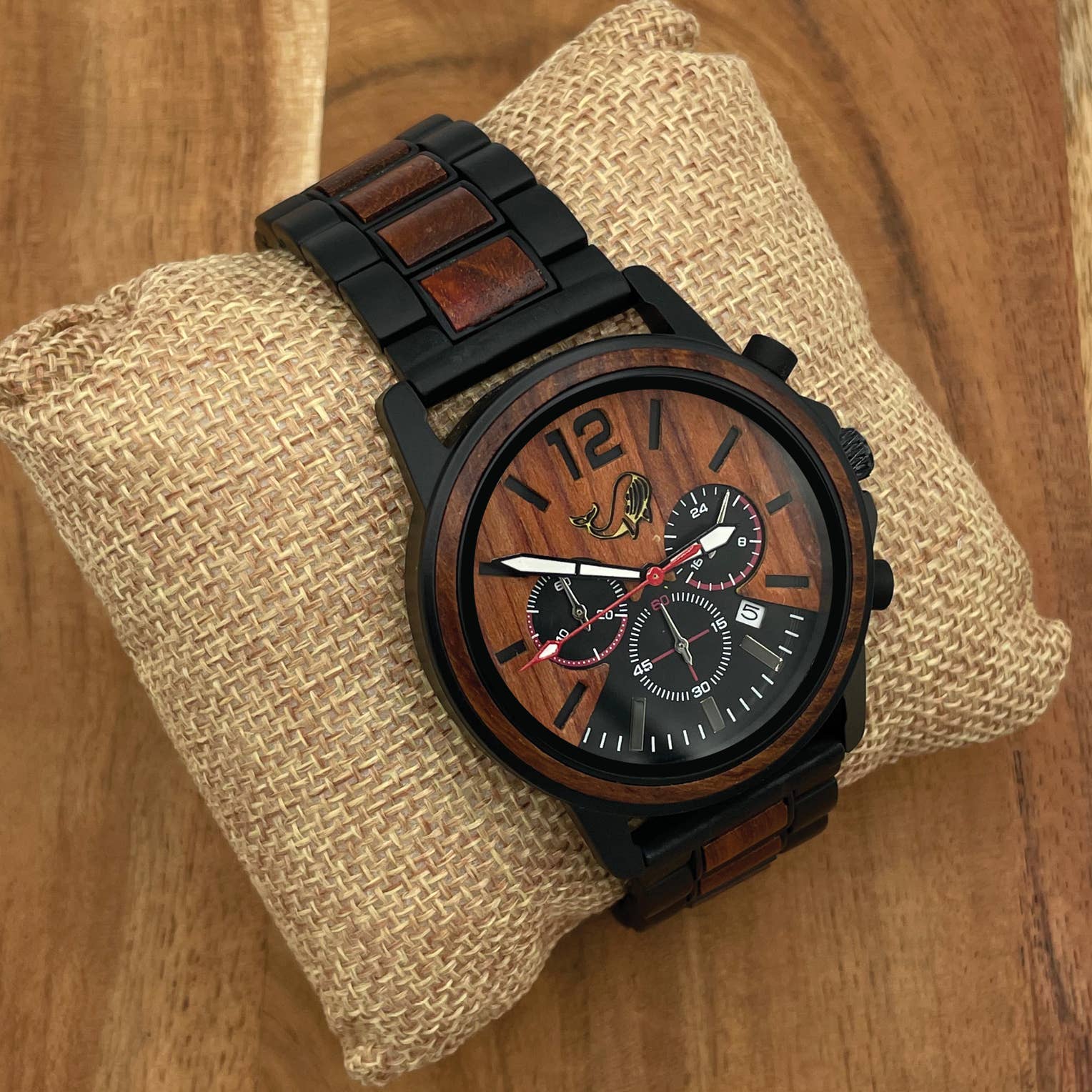 Oliver and the Sea - Wholesale Wrist Watch - Men's - “Mainland” Wood Watch6