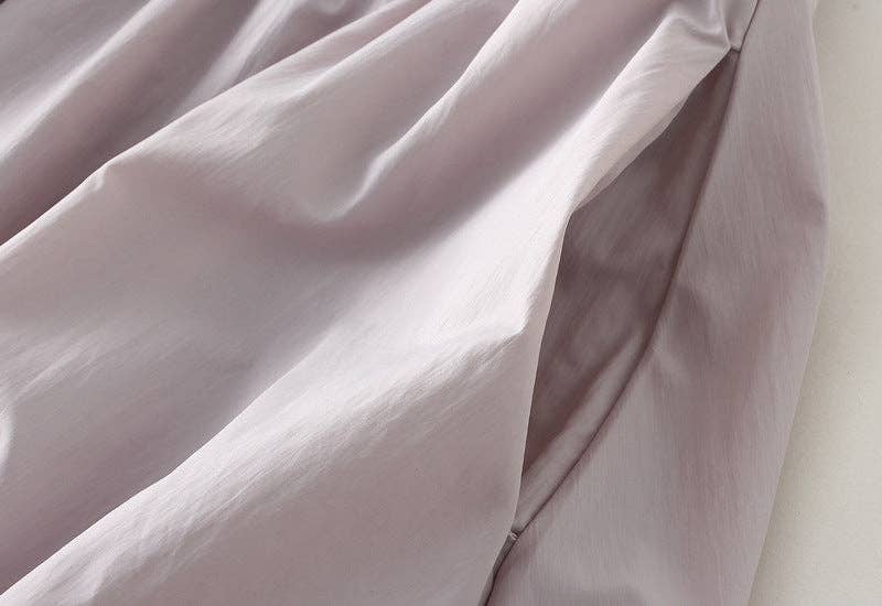 VividLux - Wholesale Skirt - Women's - High Waist Paperbag Lantern Skirt – Women's Midi Skirt12