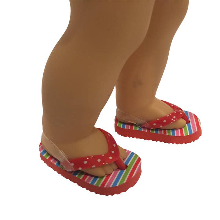 Doll Flip Flops - Fits 18 Inch Dolls for wholesale by The New York Doll Collection