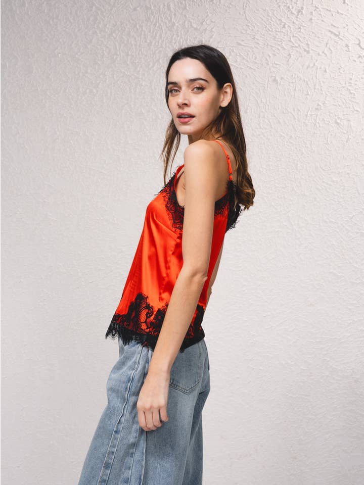 SMF - Wholesale Tank Top - Women's - 259631 - Top with lace applications13