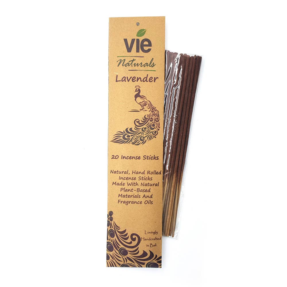 VIE – Großhandel Räucherwerk – 20 handgerollte Räucherstäbchen: Handgefertigte Aromatherapie3