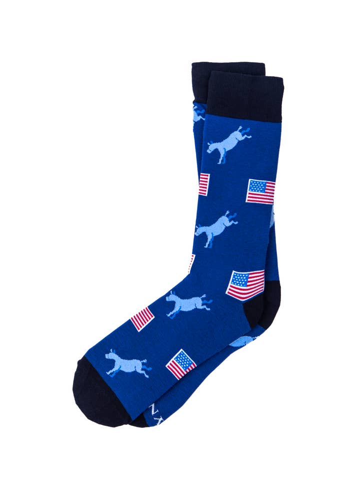Alynn - Wholesale Socks - Men's - Democratic Donkey Carded Cotton Sock by Alynn
