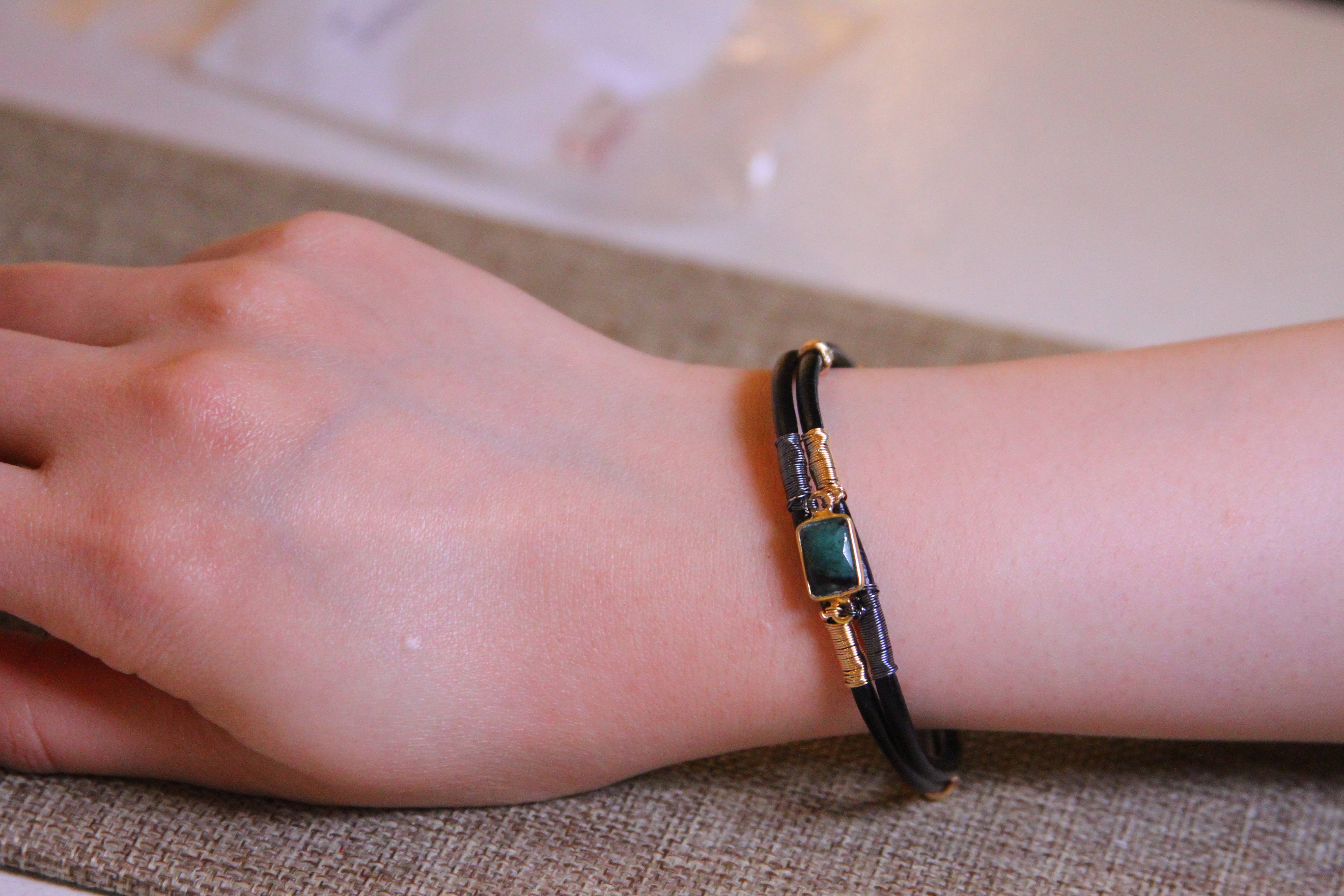 Mabel Chong - Wholesale Charm/Dangle Bracelet - Double Thin Leather Bracelet1