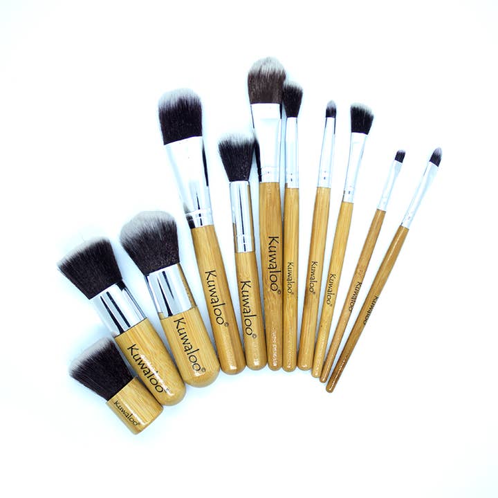 Kuwaloo Care – wholesale Make-up brush set – Bamboo Makeup Brushes - Kit