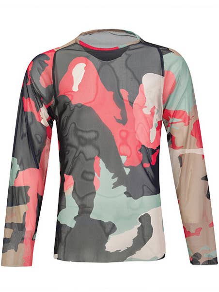 T-shirt à manches longues imprimé pour la vente par DUARTEHAJIME