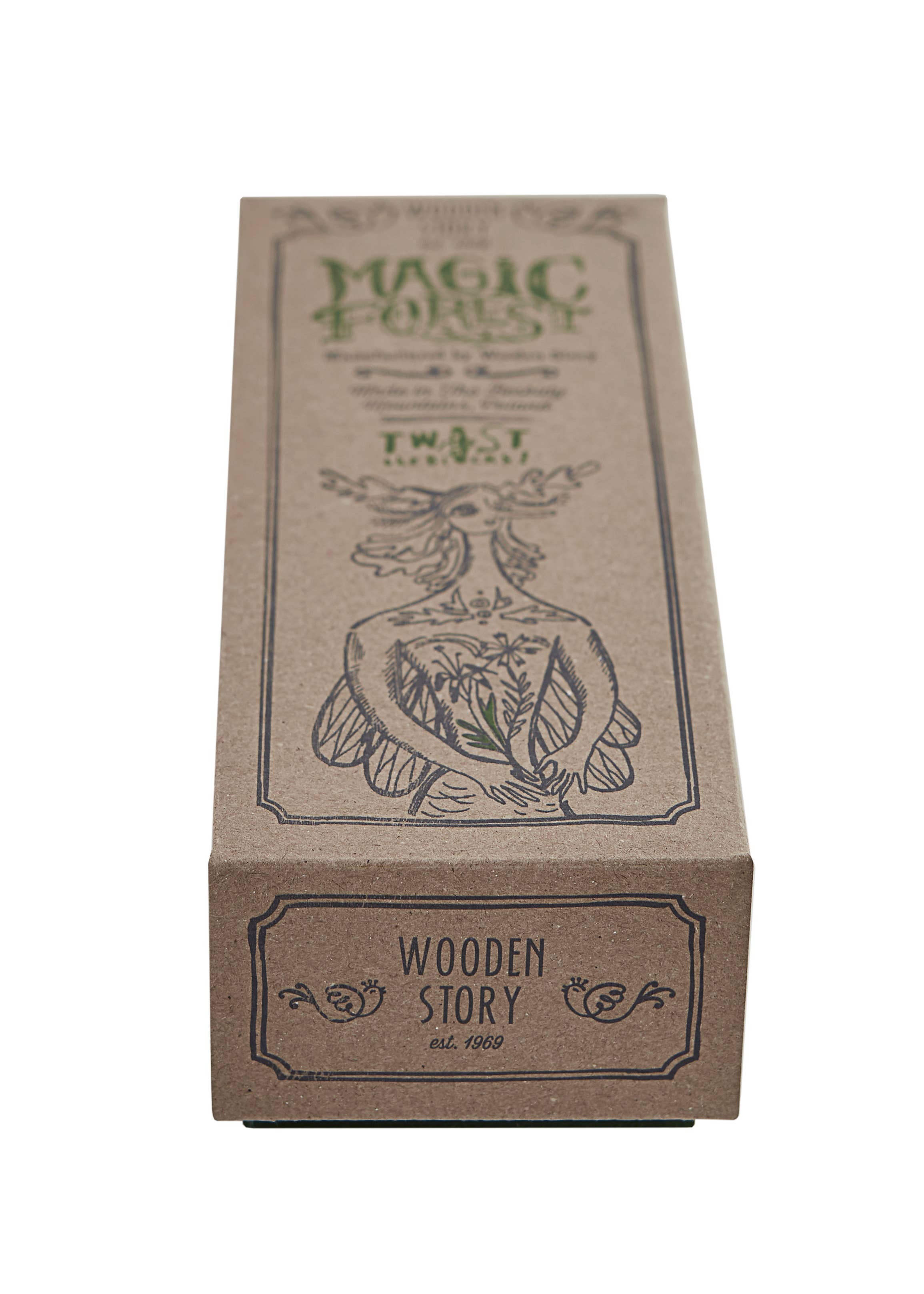 Wooden Story Sp. z o.o. - Wholesale Houten speelgoed - Kinderen - Draai de blokken - Magisch bos - groen3