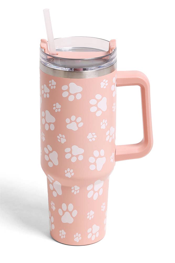Hana - Vente Gourde/bouteille isotherme - Gobelet à manche Dog Paw 40 oz2