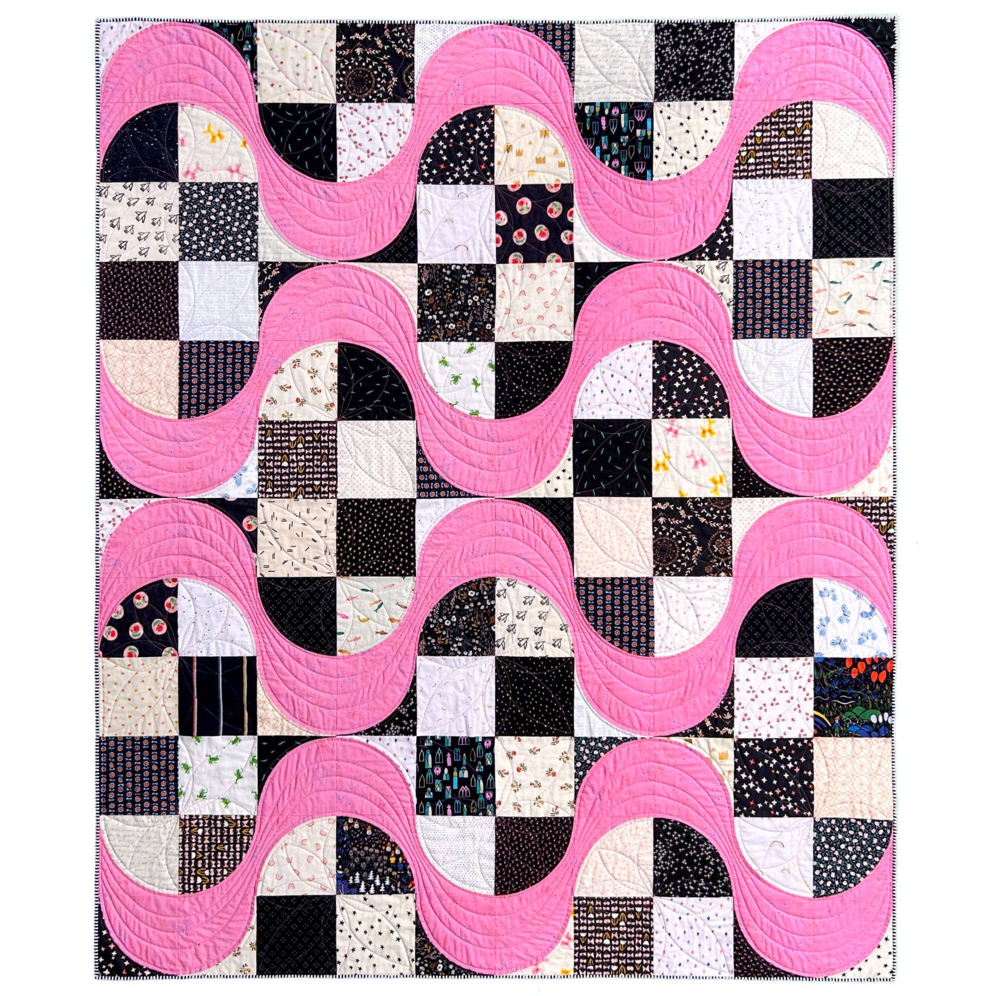 Megan Collins Quilt Design - Wholesale Craft Sewing Kit - Make Waves Quilt Pattern6