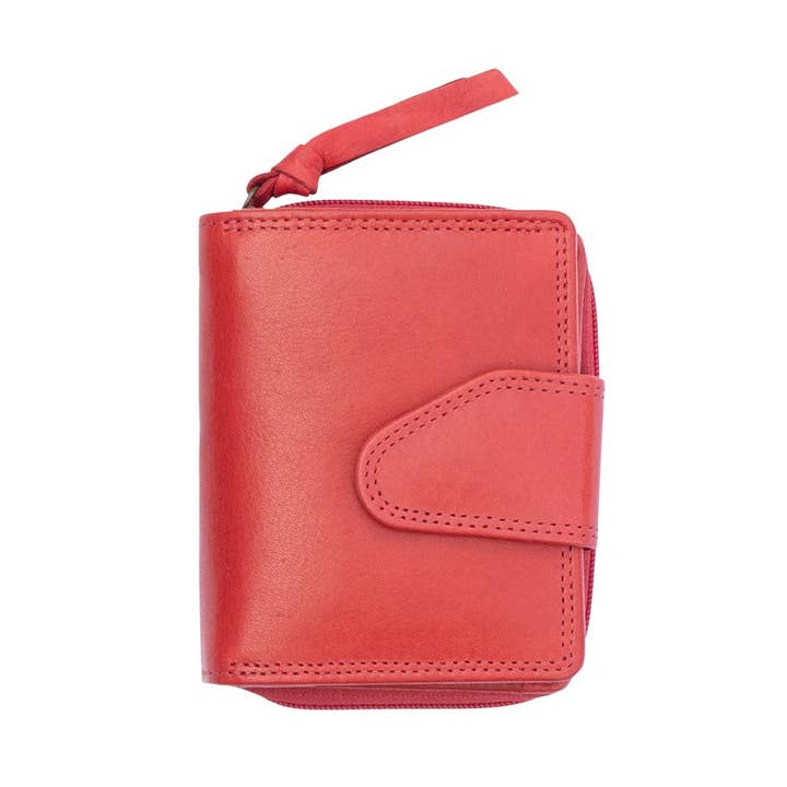 Washed Cancun Small Trifold Purse Selena – 1265 for wholesale by PRIMEHIDE