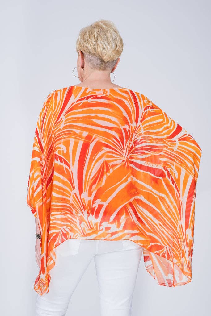 TINA Stephens Italy/Tees By Tina - Wholesale Kaftan - Women's - Sofia Botanika Silk Kaftan (BQ201BT)15