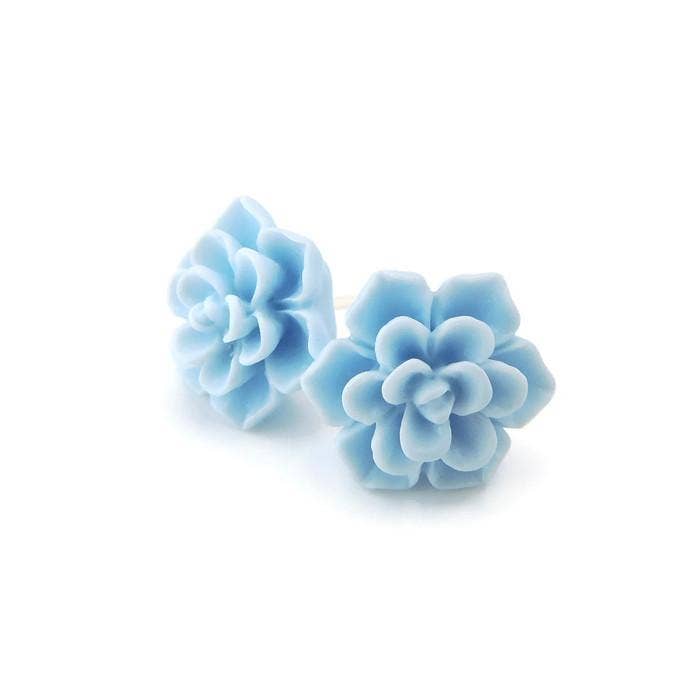 Pretty Smart - Vente Clous d'oreille - Boucles d'oreilles à tige succulentes, 13 mm17